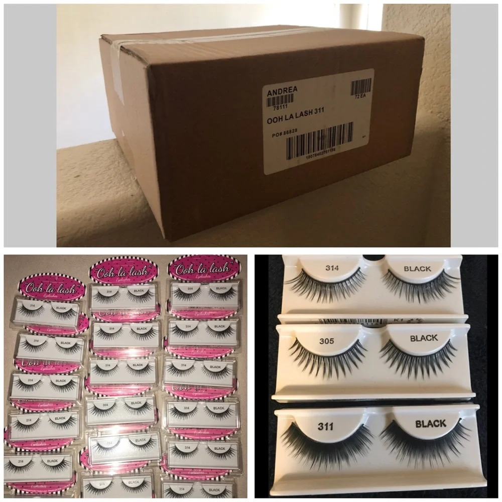 72 pairs of eyelashes! Box of eyelashes!!!!
